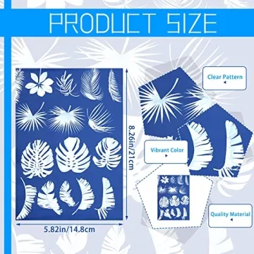 Eersida 60 Sheets Sun Print Paper Kit - Cyanotype Art