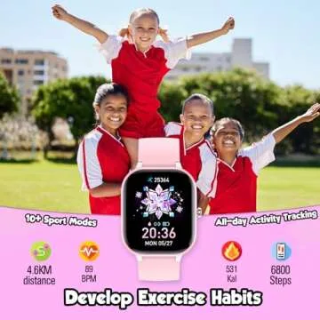 ZURURU Kids Smart Watch for Fitness Tracking and Fun