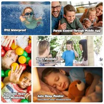 ZURURU Kids Smart Watch for Fitness Tracking and Fun