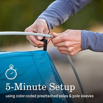 Coleman Skydome Camping Tent with Dark Room Technology