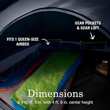 Coleman Skydome Camping Tent with Dark Room Technology