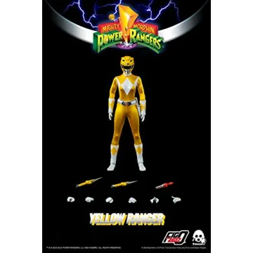 threezero Yellow Ranger 1:6 Scale Collectible Action Figure