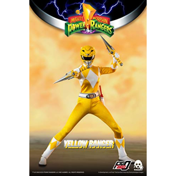 threezero Yellow Ranger 1:6 Scale Collectible Action Figure