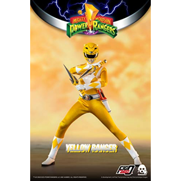threezero Yellow Ranger 1:6 Scale Collectible Action Figure