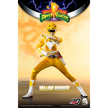 threezero Yellow Ranger 1:6 Scale Collectible Action Figure