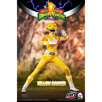 threezero Yellow Ranger 1:6 Scale Collectible Action Figure