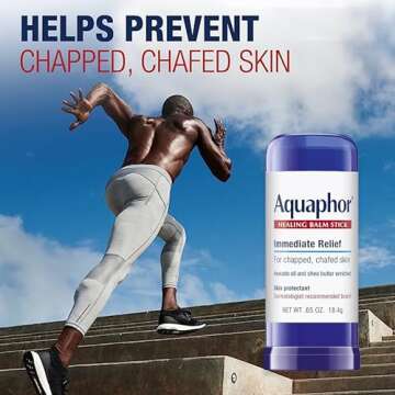 Aquaphor Healing Balm Skin Care Set with Avocado Oil and Shea Butter, Soothes Dry, Chapped Skin, Healing Balm Stick Skin Protectant, 0.65 Oz Baby Healing Balm Stick, 0.65 Oz