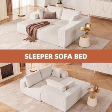 Weture 108” Modular Sectional Sofa, Cloud Couch for Living Room