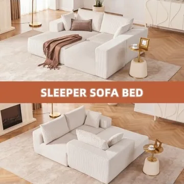 Weture 108” Modular Sectional Sofa, Cloud Couch for Living Room