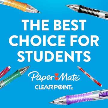 Paper Mate Clearpoint Mechanical Pencils 0.7mm, HB #2 Pencils Lead, Office Supplies, School Supplies...