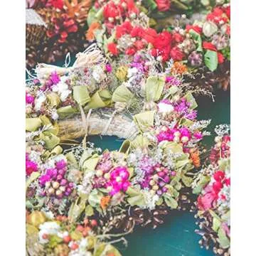 Sntieecr 8 PCS 2 Sizes Natural Grapevine Wreath Rings, Rattan Vine Branch Door Wreath Hoop for DIY Craft Holiday Wedding Party and Christmas Decors (6inch & 8inch)