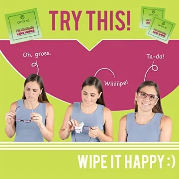 Eyeglass Cleaner Lens Wipes 400 Pack for All Devices