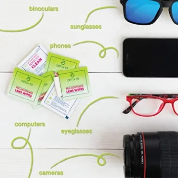 Eyeglass Cleaner Lens Wipes 400 Pack for All Devices