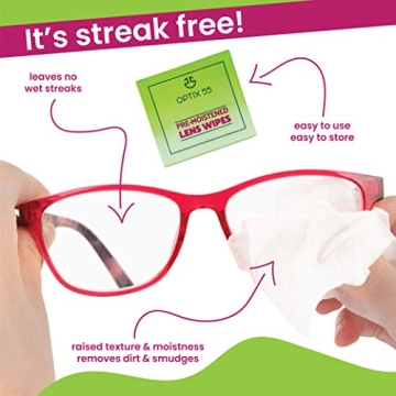 Eyeglass Cleaner Lens Wipes 400 Pack for All Devices