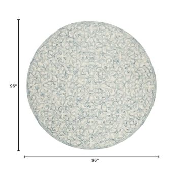 SAFAVIEH Trace Handmade Wool Area Rug - 8' Round