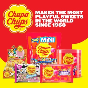 Chupa Chups Cremosa Lollipop Assortment - Ice Cream Flavors