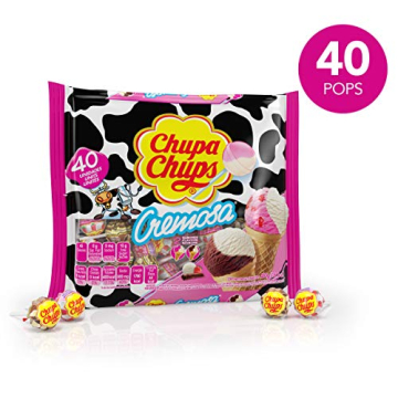 Chupa Chups Cremosa Lollipop Assortment - Ice Cream Flavors