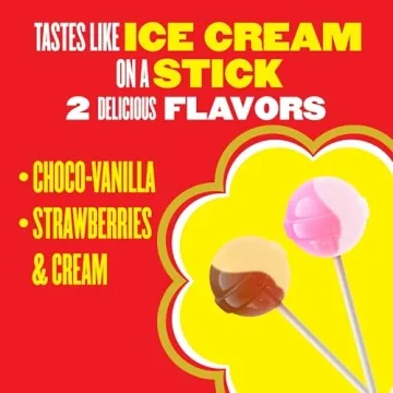 Chupa Chups Cremosa Lollipop Assortment - Ice Cream Flavors