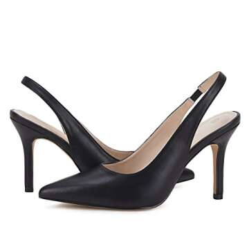 Trish Lucia Women Slingback Stiletto Pumps for Every Occasion