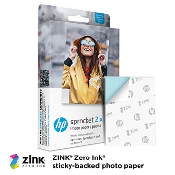 HP Sprocket 2x3" Premium Photo Paper for Easy Printing