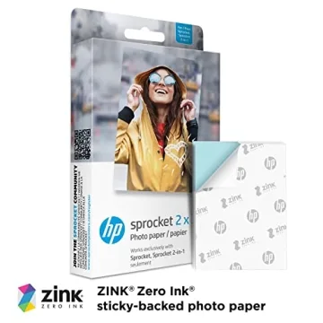 HP Sprocket 2x3" Premium Photo Paper for Easy Printing