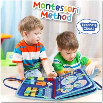 control future Tykeboard Busy Board Toddlers Sensory Activity - Shining Energy Montessori Toys 1 Year Old Boy Airplane Travel Essentials Kids Ages 1-3 Road Trip Games Quiet Book 2-4 Yr Birthday Gifts