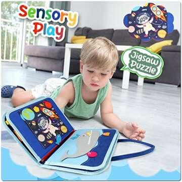 control future Tykeboard Busy Board Toddlers Sensory Activity - Shining Energy Montessori Toys 1 Year Old Boy Airplane Travel Essentials Kids Ages 1-3 Road Trip Games Quiet Book 2-4 Yr Birthday Gifts
