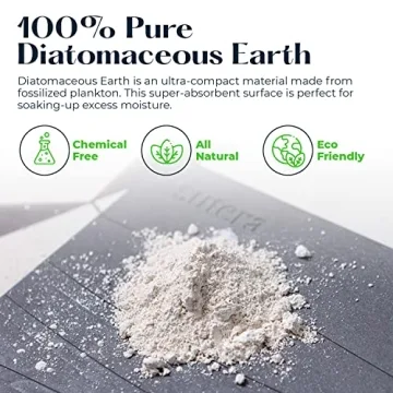 SUTERA Stone Bath Mat Quick Dry Non-Slip Eco-Friendly