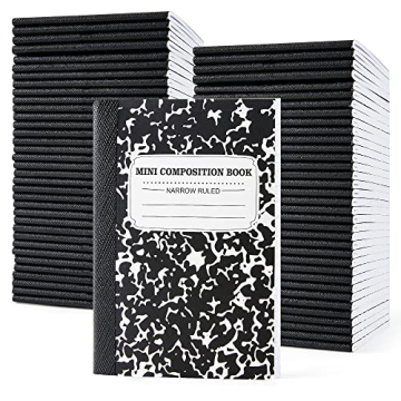 feela 70 Pack Mini Composition Notebook Bulk, Cute Pocket Composition Note Pad, Small Journal Notebo...