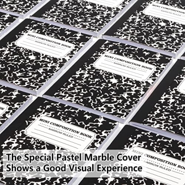 Feela Mini Composition Notebooks 70 Pack for School and Office