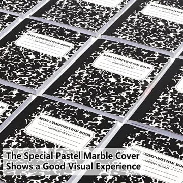 Feela Mini Composition Notebooks 70 Pack for School and Office