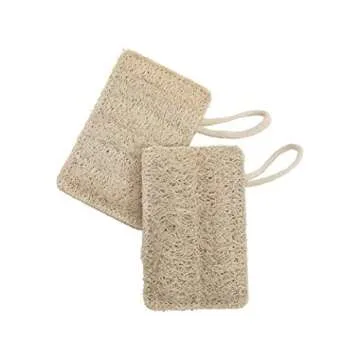 Zero Waste Dish Cleaning Starter Kit, Two Biodegradable Pot and Dish Brushes, Two Natural Loofah Sponges, Bamboo Soap Tray. Kitchen Set for Plates, Fruits, Vegetables, and Cast Iron Cookware