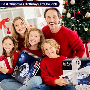 STEM Toys for Kids Ages 8-12, Solar Robot Science Kits Gifts for 8-14 Year Old Teen Boys Girls, 120P...