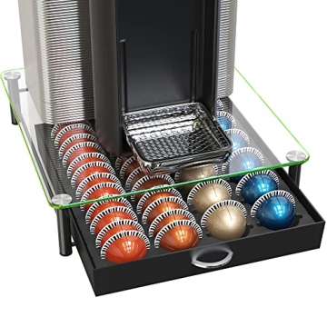 DecoBrothers Nespresso Pod Holder Drawer for 48 Capsules