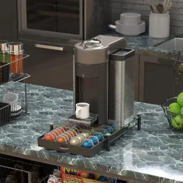 DecoBrothers Nespresso Pod Holder Drawer for 48 Capsules