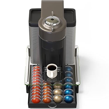 DecoBrothers Nespresso Pod Holder Drawer for 48 Capsules