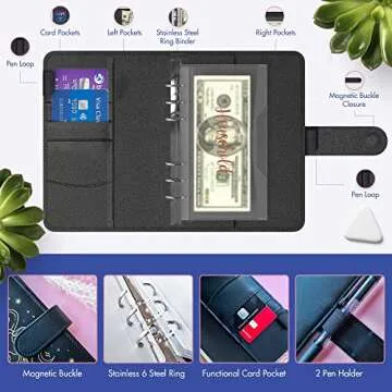 Scorpio Zodiac Budget Binder with Cash Envelopes