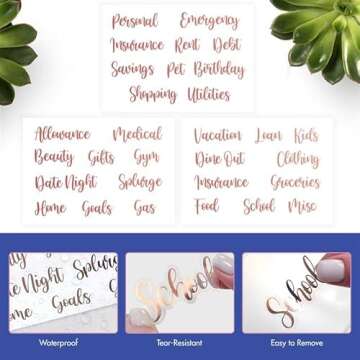 Scorpio Zodiac Budget Binder with Cash Envelopes