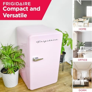 Frigidaire EFR372 Pink Retro Mini Fridge - 3.2 Cu Ft