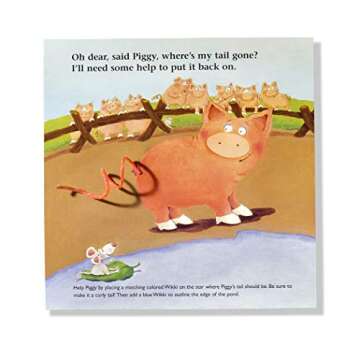 Wikki Stix Arts and Crafts for Kids Activity Book, Wiggles, Squiggles, Curlicues Board Book, Non Toxic, Waxed Yarn, Made in America, 36 Included