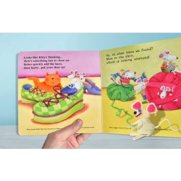 Wikki Stix Arts and Crafts for Kids Activity Book, Wiggles, Squiggles, Curlicues Board Book, Non Toxic, Waxed Yarn, Made in America, 36 Included