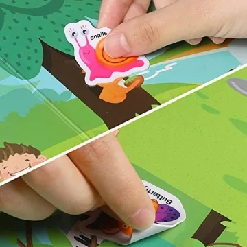 Portable Jelly Sticker Quiet Book for Kids Educational Toy