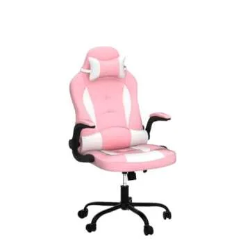 Ergonomic Pink Gaming Chair for Comfort and Style