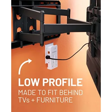 ECHOGEAR Surge Protector with 6 Pivoting Outlets