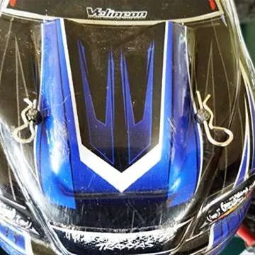 Honbay 100PCS 1/16 Metal Car Truck Buggy Shell Body Clips Pins for for RC Vehicles (1/16)