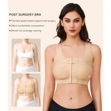 BRABIC Post-Surgery Comfort Bra for Recovery & Support