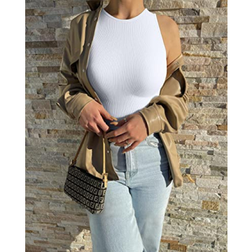 OQQ Women's Stylish 3 Piece Bodysuits for Summer Fun