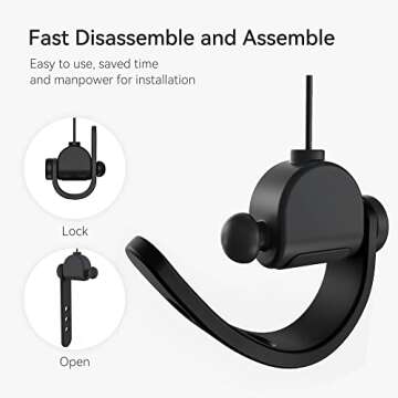 KIWI design VR Cable Management, 6 Packs VR Pulley System Compatible with Quest 3S/3/2/1/Pico/PSVR/PSVR2