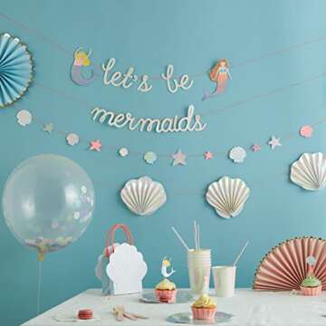 Meri Meri 156052 Garland, Large, Pink