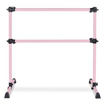 Bifanuo Ballet Barre Portable Double, Freestanding Ballet Barre Adjustable, Heavy Duty Dancing Stret...